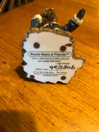 Boyds Bears Style # 2414 Ms. Bruin The Teacher RSV|99915