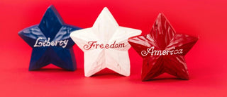 3X Patriotic Stars Craft Tier Tray Liberty, America & Freedom#62 VV MTS|80838