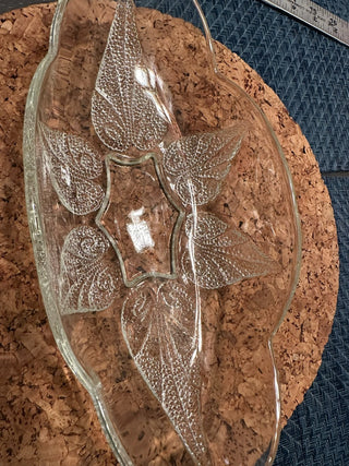 Heart Glass Oval Bowl|47029