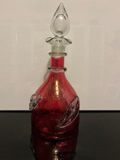 #1918 Art Glass Iridescent Decanter RSV|61568
