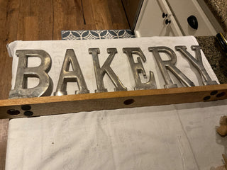 Metal & Wood Bakery Sign RSV|45803