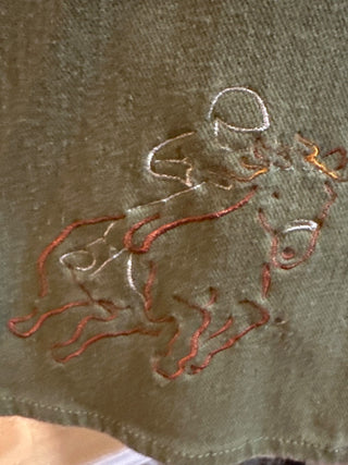 Embroidered Capris. Size 18. #SM RCD|70081