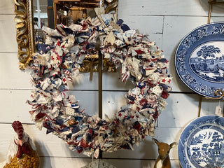 4th of July Rag Wreath MTS|83687