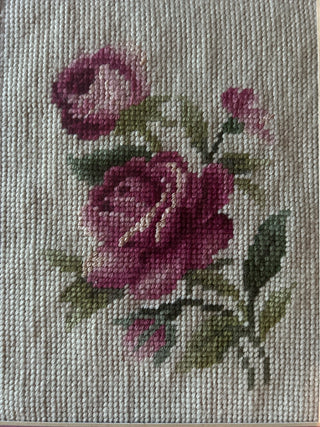 Vintage Framed Needlepoint MTS|102649