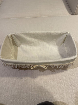 Vintage Longaberger bread basket with liner RSV|115480