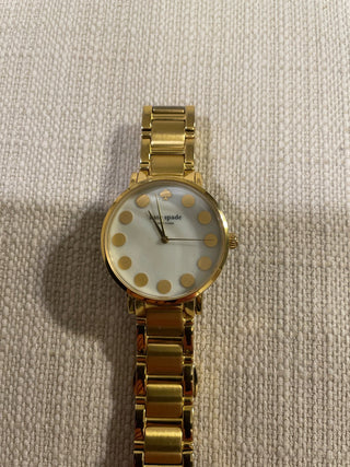 KATE SPADE Gold Stainless Steel Live Colofully Water Resistant Watch~ RSV|119236
