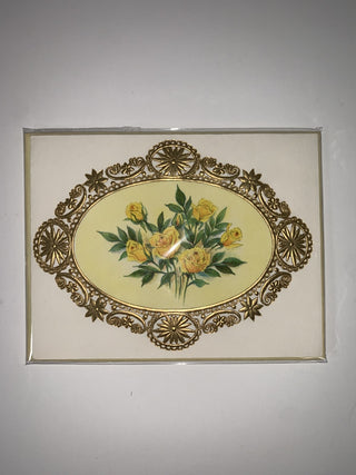 Yellow Rose Vintage Notecard|55299