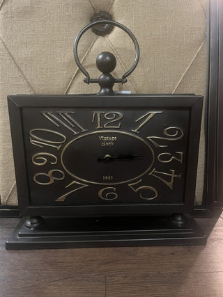 Metal Bronze / Gold “Vintage Clock 1869” RCD|73005