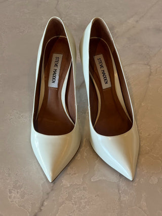 Steve Madden Bone White Heels|77910