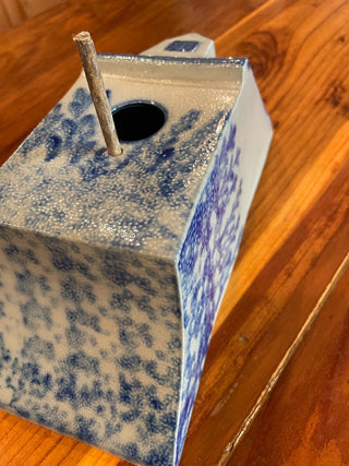 Eldreth Pottery Birdhouse Signed~ MTS|111321