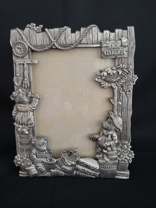 6" x 7-1/2" Pewter Picture Frame "Our Garden" RCD|99359