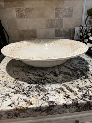 Harry & David Portugal "Vineyard" Ceramic Extra Large Serving Bowl RCD|78341