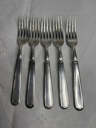 1847 Rogers Bros Silver Plate Forks (set of 5) RSV|102870