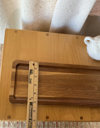 La Cuisine 13"x5.5" Wooden Tray (LZD - RSV)|108535