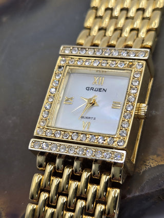Gruen reversible watch, goldtone, RSV|111020