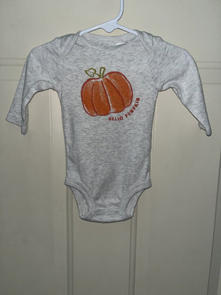 Carters Fall HELLO Pumpkin Onesie Bodysuit 3 Months - RSV|106972