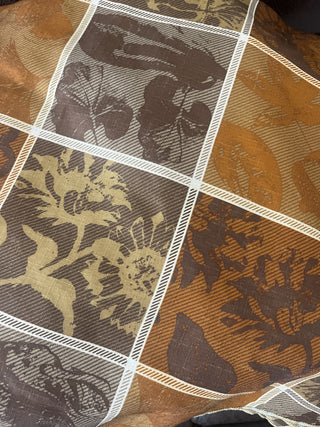 70” Round Damask Pattern Fall Table Cloth - RSV|107631