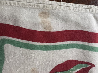 Vintage Square Cotton Tablecloth with cute Cherry Print. RSV|88096