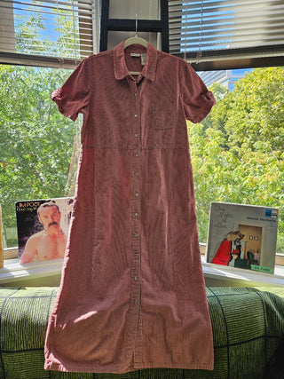 Vtg 90s White Stag Red Plaid Dress MTS|101883