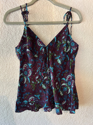 12F Y2K Guess Jeans Paisley Top Size M MTS|65087