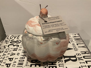 7 oz M-Size Handmade Concrete Pumpkin Candle|109602