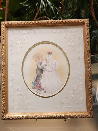 1996 Ltd Ed Precious Moments Framed Art|72215