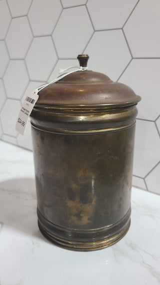 Vintage English Pewter Canister|77259