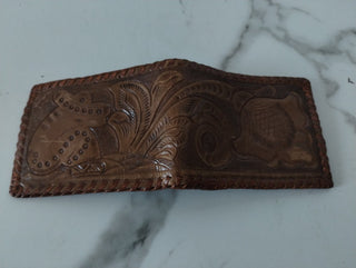 Mexican tooled wallet|65988