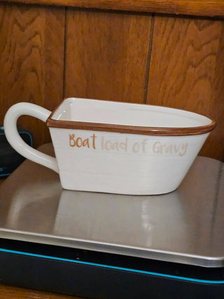 "Boat Load Of Gravy" Gravy Boat|75913