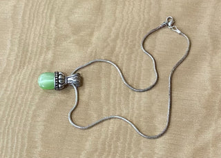 Cat Eye Pendant on Sterling Chain 16" RSV|85914