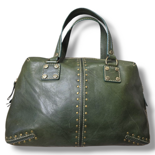 Michael Kors- Aster Weekender Green and Bronze Shoulder Bag|82599