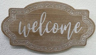Wooden Engraved Welcome Sign MTS|86323