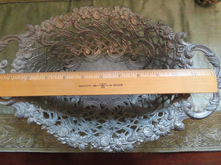 Metal open weave basket/bowl MTS|73878