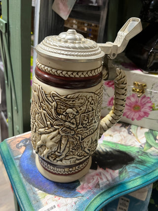 AVON Stage Coach/Chuck Wagon Lidded Stein RSV|72464