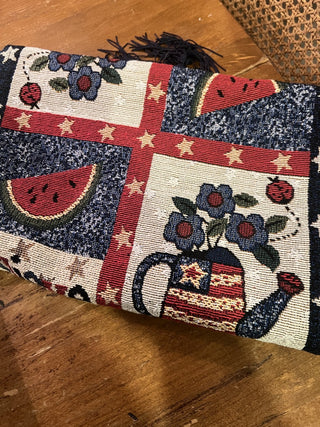 BELIEVE Tapestry Poly/Cotton Table Runner|85549