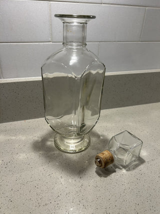 Vintage Clear Glass Decanter   MTS|68548
