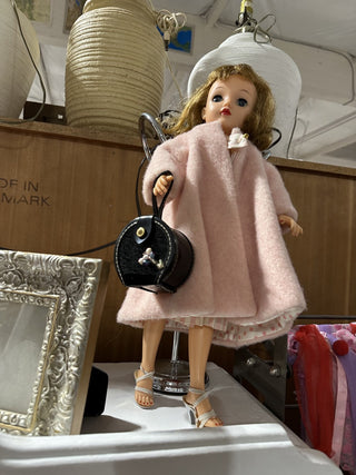 #62 VV Vintage 1950's Ideal Miss Revlon Doll 18" Nice dress and petti coat, shoes MTS|48583
