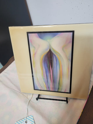 8" Sq Georgia O'Keeffe "Grey Line" Wall Tile|54058