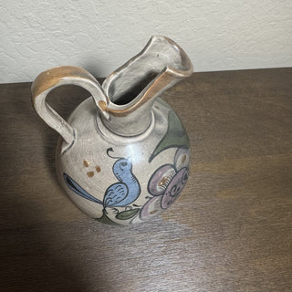 Mexican Hand Painted Pottery Pitcher MTS|80808