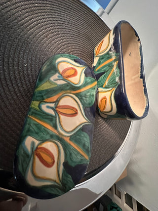 Mexican Calla Lilly Pottery Handmade MTS|76310