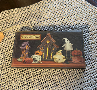 Trick or Treat Primitive Plaque RSV|112701