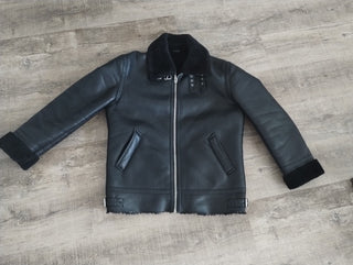 Zara Men's Black Bomber Jacket|59622