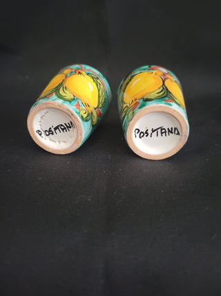 Pair of Glazed Terracotta Limoncello Shot Glasses RCD|106220