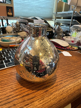 Mercury Glass Bud Vase - 5" RCD|98002