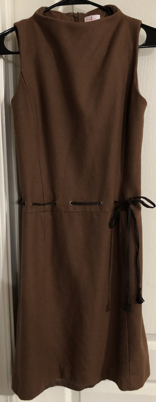 Brown Sleeveless Dress MTS 49|98666