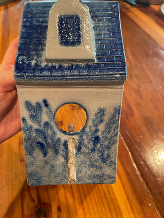 Eldreth Pottery Birdhouse Signed~ MTS|111323