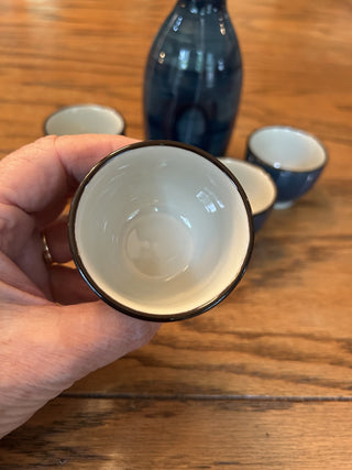 Vintage Sake Set, 5 Piece   MTS|99568