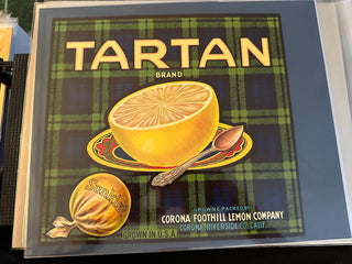 Tartan Authentic Citrus Farm Crate Label EC108B MTS|100421
