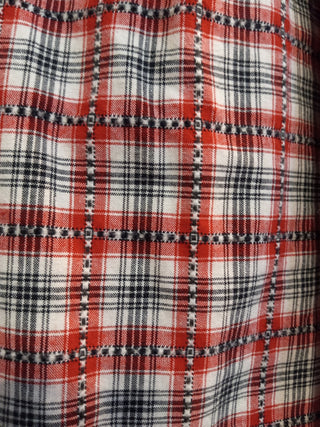 80s Calvin Klein  plaid skirt, 30" MTS|75820