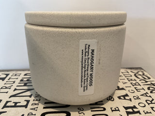 8 oz Handmade Classic Vessel Cement Candle|109453